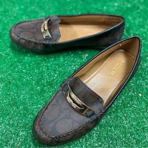 Womens size 5.5 slim Coach loafers.
